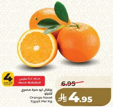 Egyptian Navel Orange per Kg
