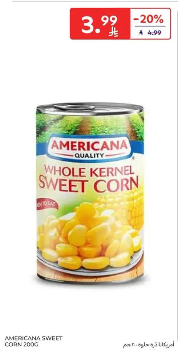 Americana Sweet Corn 200g