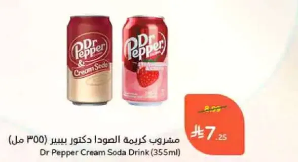 مشروب كريمه دكتور بيبر (355 مل)