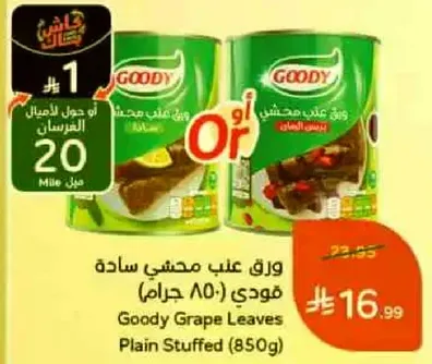 ورق عنب محشي ساده فودي (850 جرام)