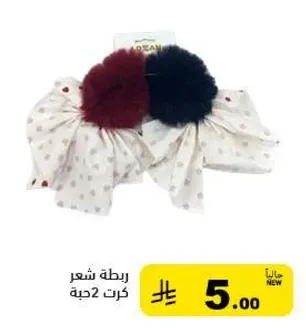 مجموعه اكسسوارات شعر مكونه من قطعتين.