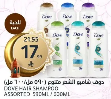 Dove Hair Shampoo Assorted 590ML / 600ML