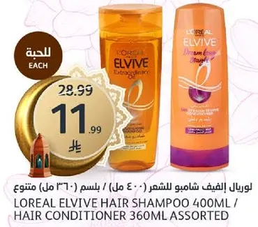 لوريال ايفيف شامبو للشعر 400 مل / بلسم 360 مل متنوع