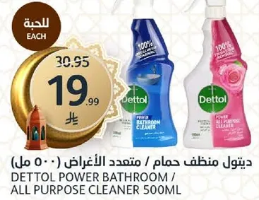 Dettol Power Bathroom / All Purpose Cleaner 500ml