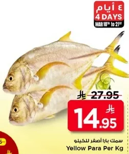 سمك بارا اصفر للكيلو