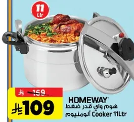 HOMEWAY Pressure Cooker 11Ltr