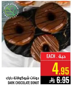 دونات شوكولاته دارك