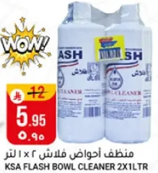 منظف احواض فلاش 2 × 1 لتر