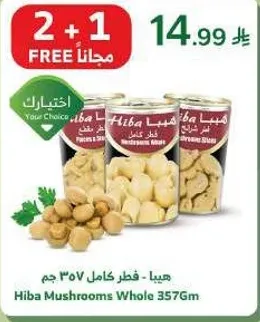 هيبا - فطر كامل 357 جرام