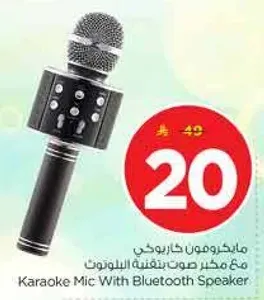 Karaoke Mic With Bluetooth Speaker
