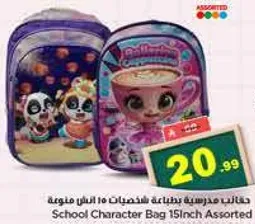 School Character Bag 15inch Assorted