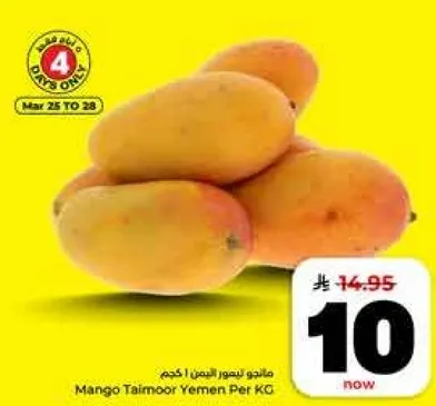 مانجو تيمور اليمن لكل كجم