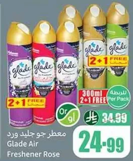 Glade Air Freshener Rose