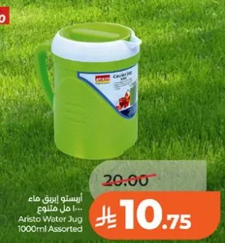 اريستون ابريق ماء 1000 مل متنوع