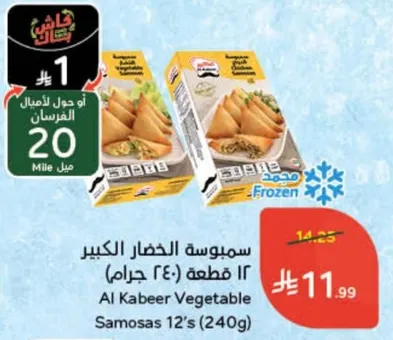 سمبوسه الخضار الكبير 12 قطعه (240 جرام)