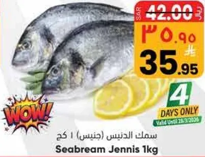 سمك الدنيس (جنيس) 1 كغ