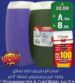 جركن ماء ساخن وبارد من برنسوير سعه 2 لتر