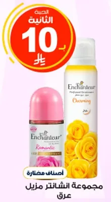 مجموعه انشانتير مزيل عرق.