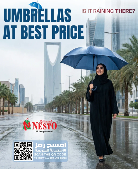 Umbrellas at best price.