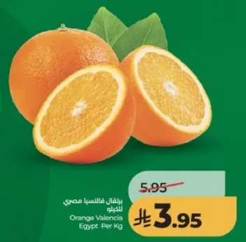 برتقال فالنسيا مصري لكل كيلو.