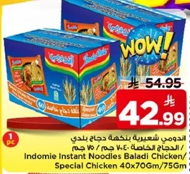 Indomie Instant Noodles Baladi Chicken/Special Chicken 40x70Gm/755G