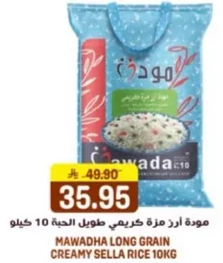 موده ارز مزه كريمي طويل الحبه 10 كيلو