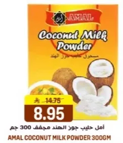 امل حليب جوز الهند مجفف 300 جرام