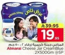 المراعي جبنه كريميه زرقاء 2 × 500 جرام