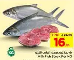 فريده لحم سمك الحليب للكغ