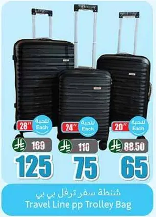 شنطه سفر ترافل لاين بي بي