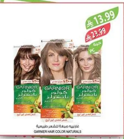 غارنييه صبغه للشعر طبيعي