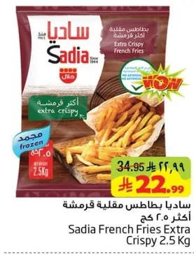 ساديا بطاطس مقليه قرمشه اكثر 2.5 كغ