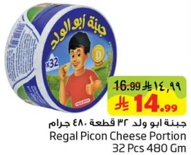 جبنه ابو ولد 32 قطعه 480 جرام