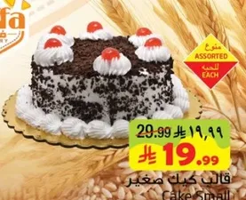 كعكه صغيره متنوعه بالشوكولاته والكريمه.