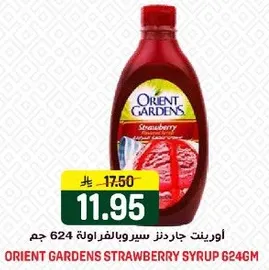 اورينت جاردنز سيروب فراوله 624 جرام