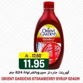 اورينت جاردنز سيروب بالفراوله 624 جرام