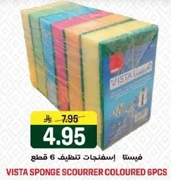 فيستا اسفنجات تنظيف 6 قطع