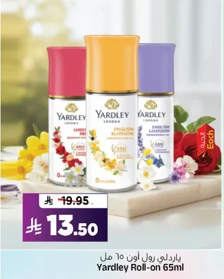 Yardley Roll-on 65ml