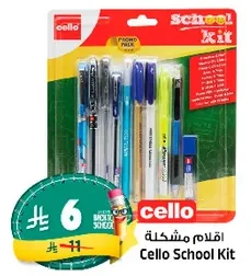 Cello School Kit containing various pens.