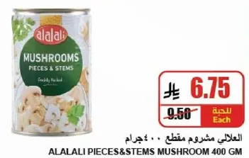 مشروم مقطع 400 جرام