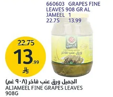 ALJAMEEL FINE GRAPES LEAVES 908G