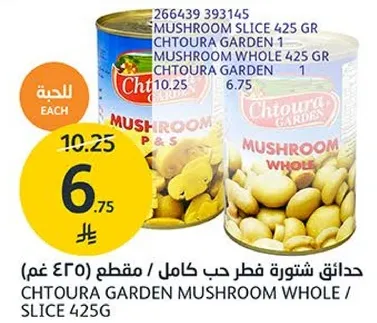 حدايق شتوره فطر حب كامل / مقطع 425 غم