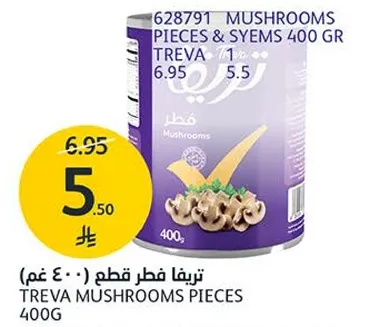 Treva Mushrooms Pieces 400g