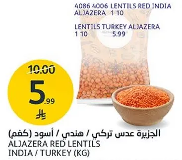 ALJAZERA RED LENTILS INDIA / TURKEY (KG)