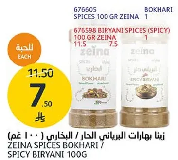 زينا بهارات البرياني الحار - 100 غم