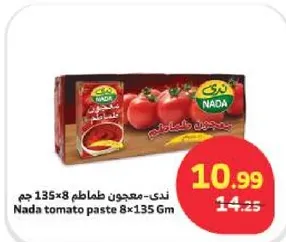 Nada tomato paste 8x135 gm