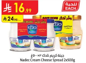 جبنه كريم نادك ٢×٥٠٠غ