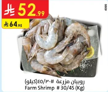 روبيان مزرعه # 30/45 (كيلو)