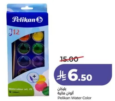 Pelikan Water Colour set with 12 colours.