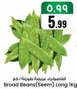 الفاصوليا عريضه طويله 1 كغ